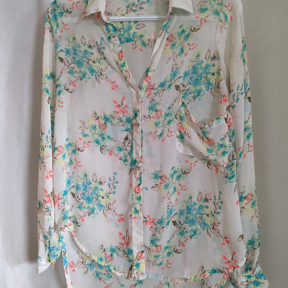 Sheer blouse